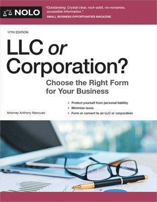 Anthony Mancuso - LLC or Corporation?: Choose the Right Form for Your Business, Häftad. Tillgänglighet: Lägg i varukorg