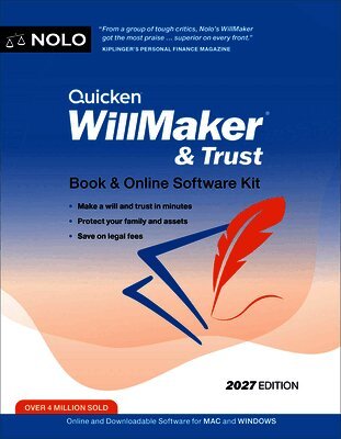 Editors Of Nolo - Quicken Willmaker & Trust 2027: Book & Online Software Kit, Häftad. Tillgänglighet: Lägg i varukorg