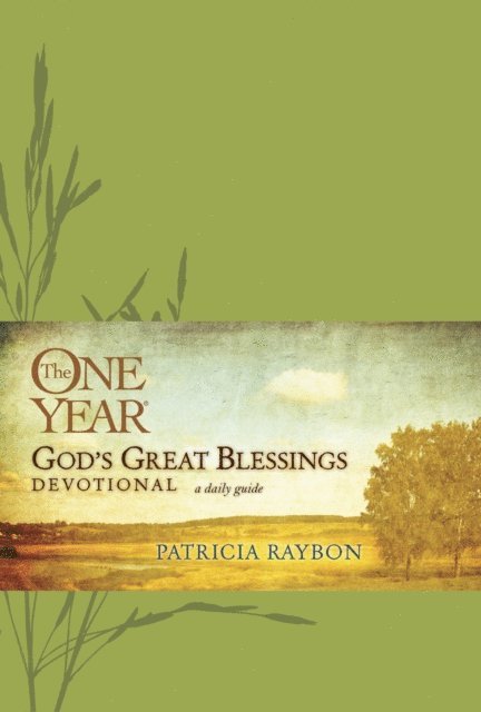 Patricia Raybon - One Year God's Great Blessings Devotional, E-bok