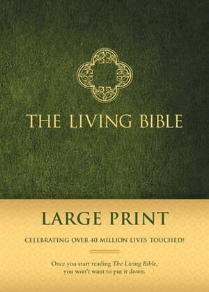 Tyndale - Living Bible Paraphrased-LIV-Large Print, Inbunden