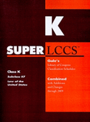 SUPERLCCS Class K: Subclass KF Law of the United States, Häftad