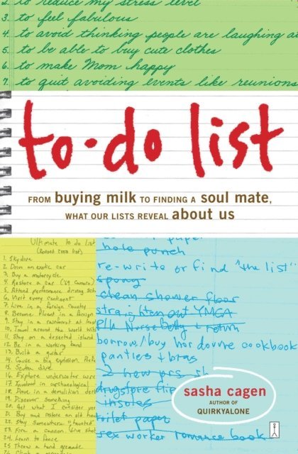 Sasha Cagen - To-Do List, E-bok