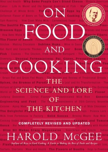 Harold McGee - On Food and Cooking, E-bok