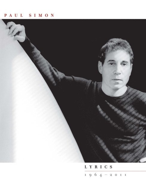 Paul Simon - Lyrics 1964-2016, E-bok