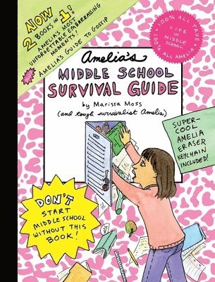 Marissa Moss - Amelia's Middle School Survival Guide: Amelia's Most Unforgettable Embarrassing Moments, Amelia's Guide to Gossip [With Eraser], Inbunden