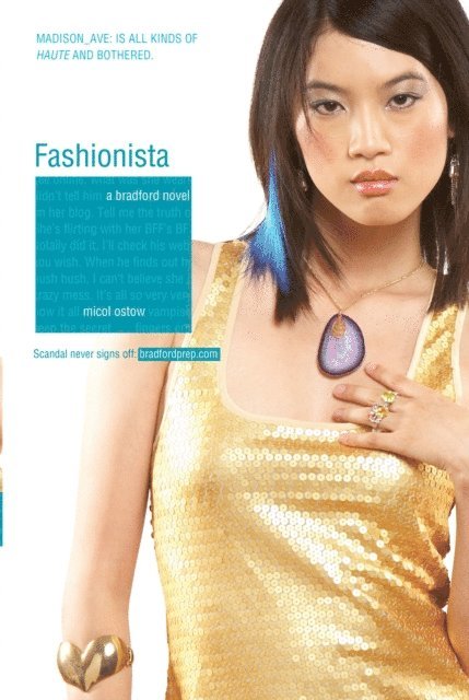 Micol Ostow - Fashionista, E-bok