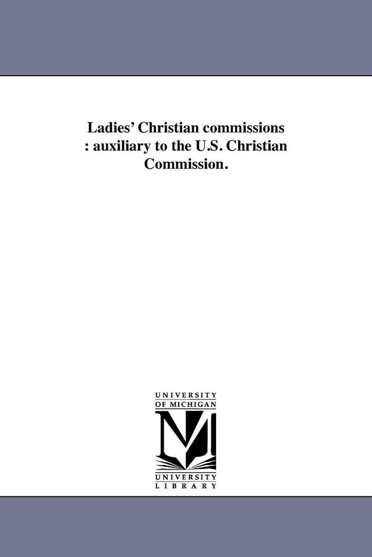 Ladies' Christian commissions