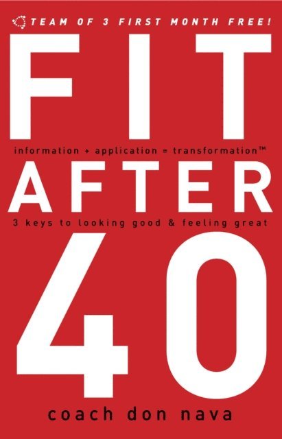 Don Nava - Fit After 40, E-bok. Tillgänglighet: Lägg i varukorg