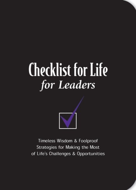 Checklist for Life - Checklist for Life for Leaders, E-bok