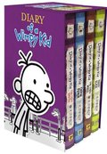Diary of a Wimpy Kid Box of Books 5-8 Hardcover Gift Set: Ugly Truth, Cabin Fever, the Third Wheel, Hard Luck