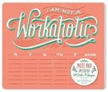 Daily Dishonesty: I Am Not a Workaholic (Notepad and Mouse Pad)