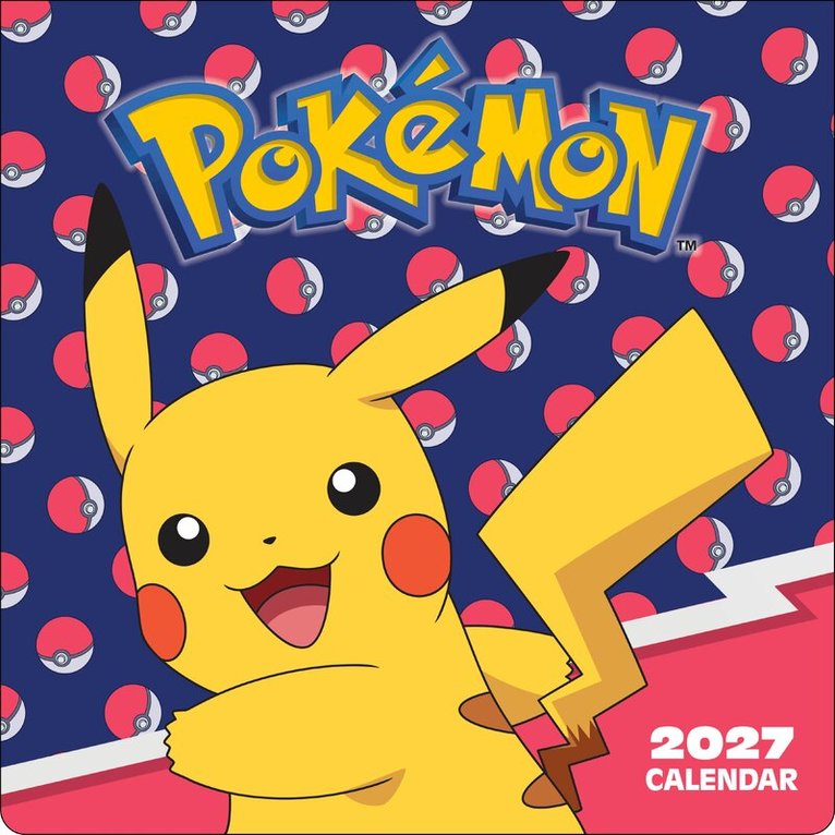 Pokémon - Pokémon 2027 Wall Calendar. Tillgänglighet: Lägg i varukorg
