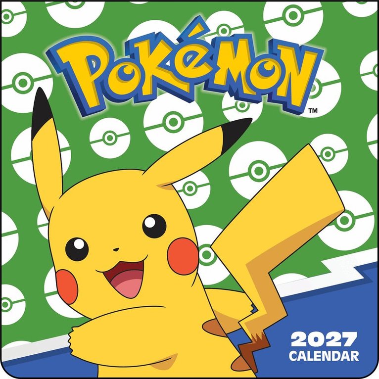 Pokémon - Pokémon 2027 Mini Wall Calendar. Tillgänglighet: Lägg i varukorg