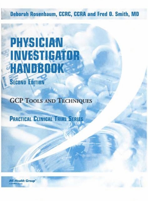 Fred Smith, Deborah Rosenbaum - Physician Investigator Handbook, E-bok