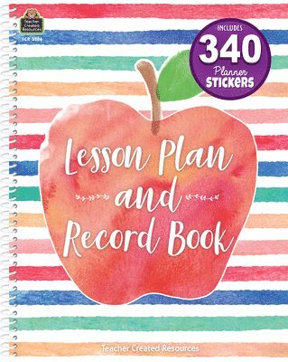 Teacher Created Resources - Watercolor Lesson Plan and Record Book, Häftad