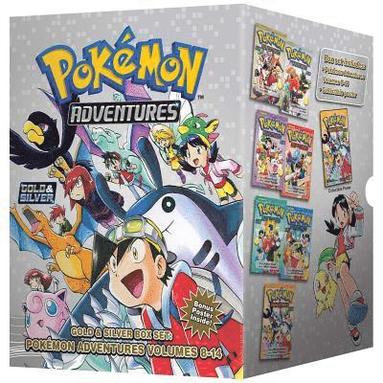 Pokémon Adventures Gold & Silver Box Set (Set Includes Vols. 8-14) av Hidenori Kusaka