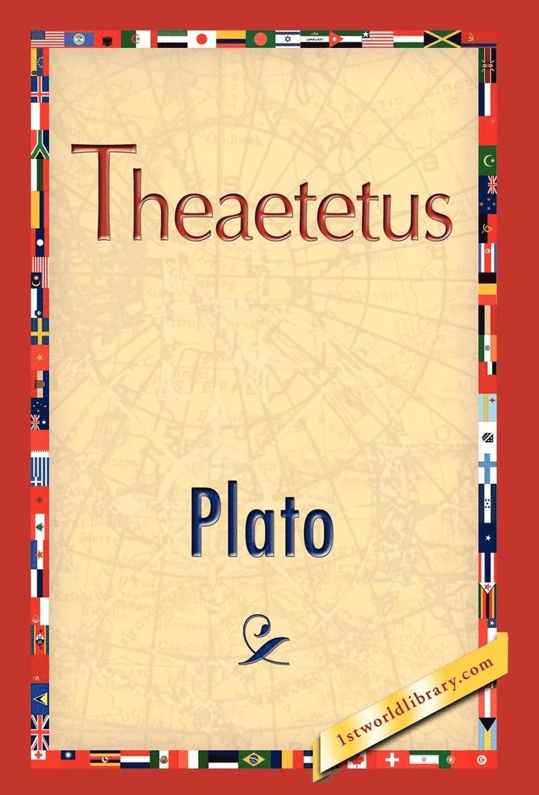 Plato - Theaetetus, Inbunden