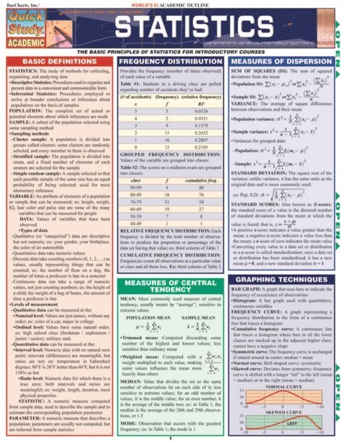 Inc. BarCharts Publishing - Statistics, E-bok