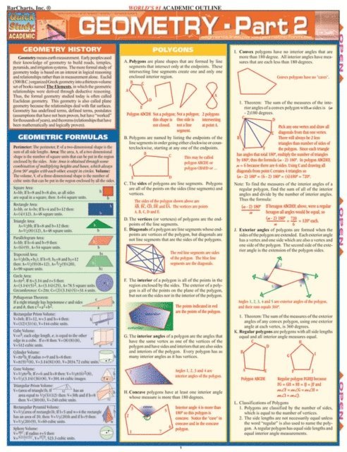 Inc. BarCharts Publishing - Geometry Part 2, E-bok