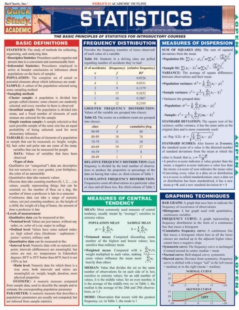 Inc. BarCharts Publishing - Statistics, E-bok