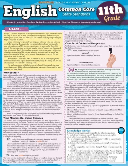 Inc. BarCharts Publishing - English Common Core 11th Grade, E-bok