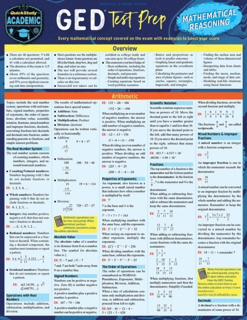 Stephen Reiss - GED Test Prep - Mathematical Reasoning, E-bok