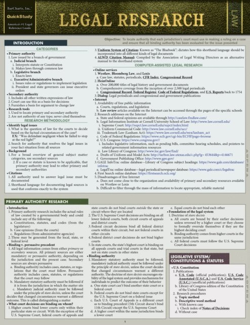 Vincent Feliu, Debra Moss Curtis - Legal Research, E-bok