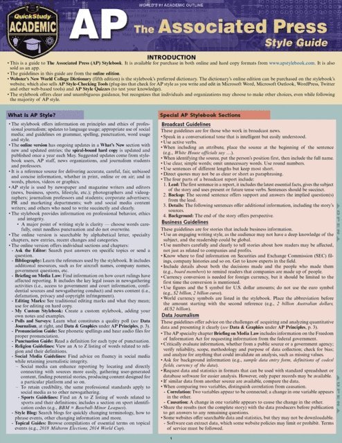 Lila Stromer - AP - Associated Press Style Guide, E-bok