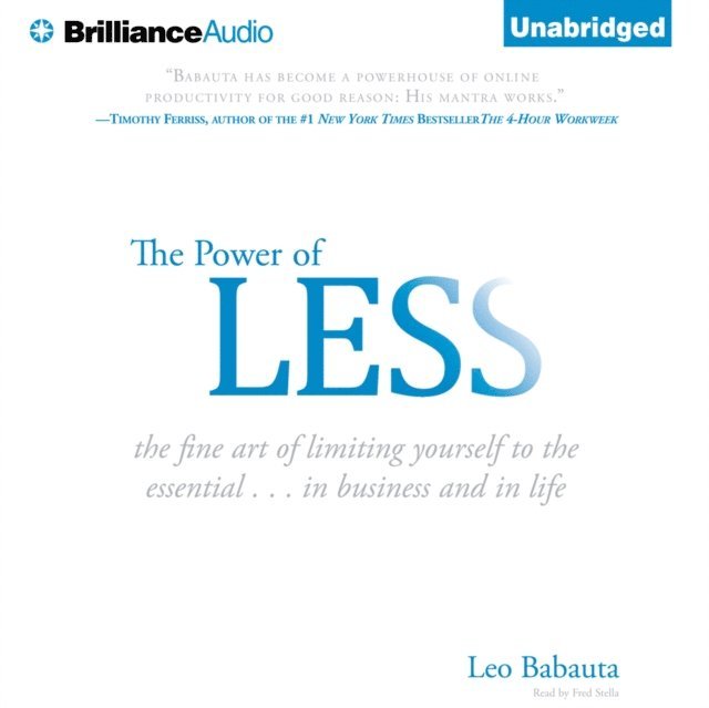 Leo Babauta - Power of Less, Ljudbok