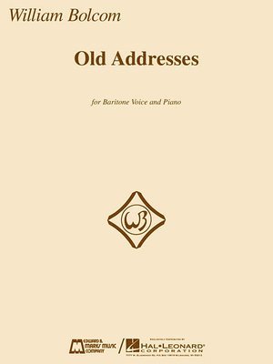 Old Addresses: For Baritone and Piano, Häftad
