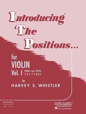 UNKNOWN - INTRODUCING POSITIONS VOL 1 VLN BK, Häftad