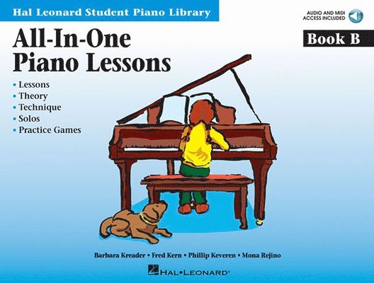 Fred Kern, Barbara Kreader - All-In-One Piano Lessons - Book B Beginner Piano Sheet Music Songbook with Online Audio Hal Leonard Student Piano Library by Barbara Kreader and Team, Häftad. Tillgänglighet: Lägg i varukorg