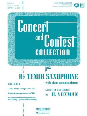 H. Voxman - Concert and Contest Collection for BB Tenor Saxophone, Häftad