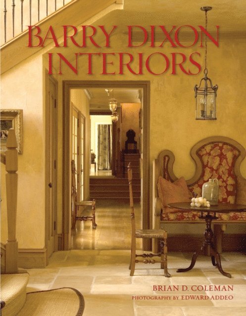 Brian Coleman - Barry Dixon Interiors, E-bok