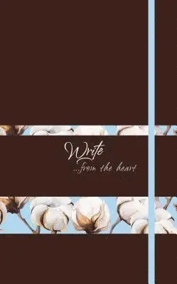 Belle City Gifts - Write Journal: From the Heart, Cotton Flowers (Nutmeg). Tillgänglighet: Tillfälligt slut