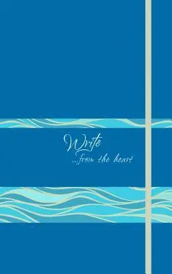 Belle City Gifts - Write Journal: From the Heart, Ocean Waves (Caribbean Blue). Tillgänglighet: Tillfälligt slut