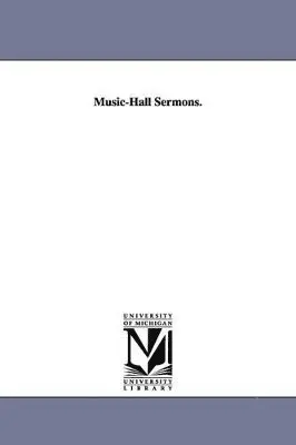 William Henry Harrison Murray, W H H (William Henry Harrison Murray - Music-Hall Sermons., Häftad. Tillgänglighet: Lägg i varukorg
