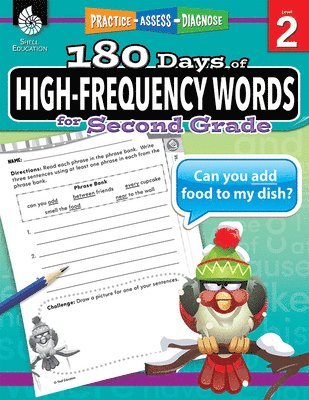 Adair Solomon - 180 Days®: High-Frequency Words for Second Grade, Häftad