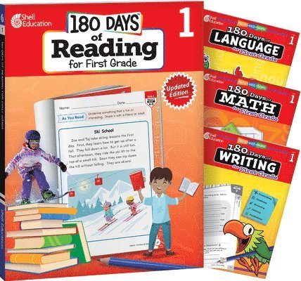 Multiple Authors, Christine Dugan - 180 Days(tm) Reading, Math, Writing, & Language for Grade 1: 4-Book Set: Practice, Assess, Diagnose, Häftad