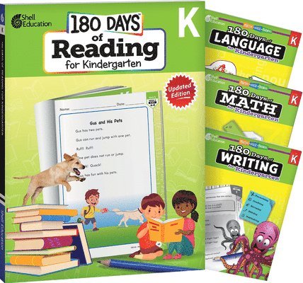 Multiple Authors, Christine Dugan - 180 Days(tm) Reading, Math, Writing, & Language for Grade K: 4-Book Set: Practice, Assess, Diagnose, Häftad