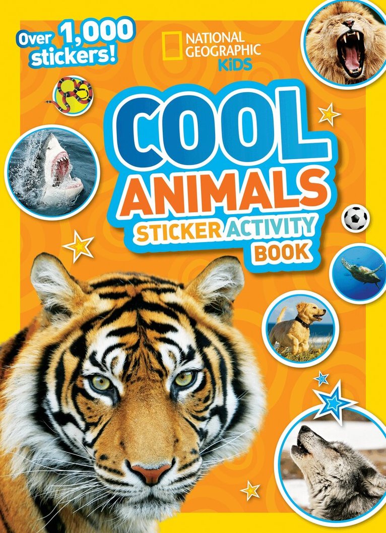 National Geographic Kids, Robin Terry Brown - National Geographic Kids Cool Animals Sticker Activity Book, Häftad