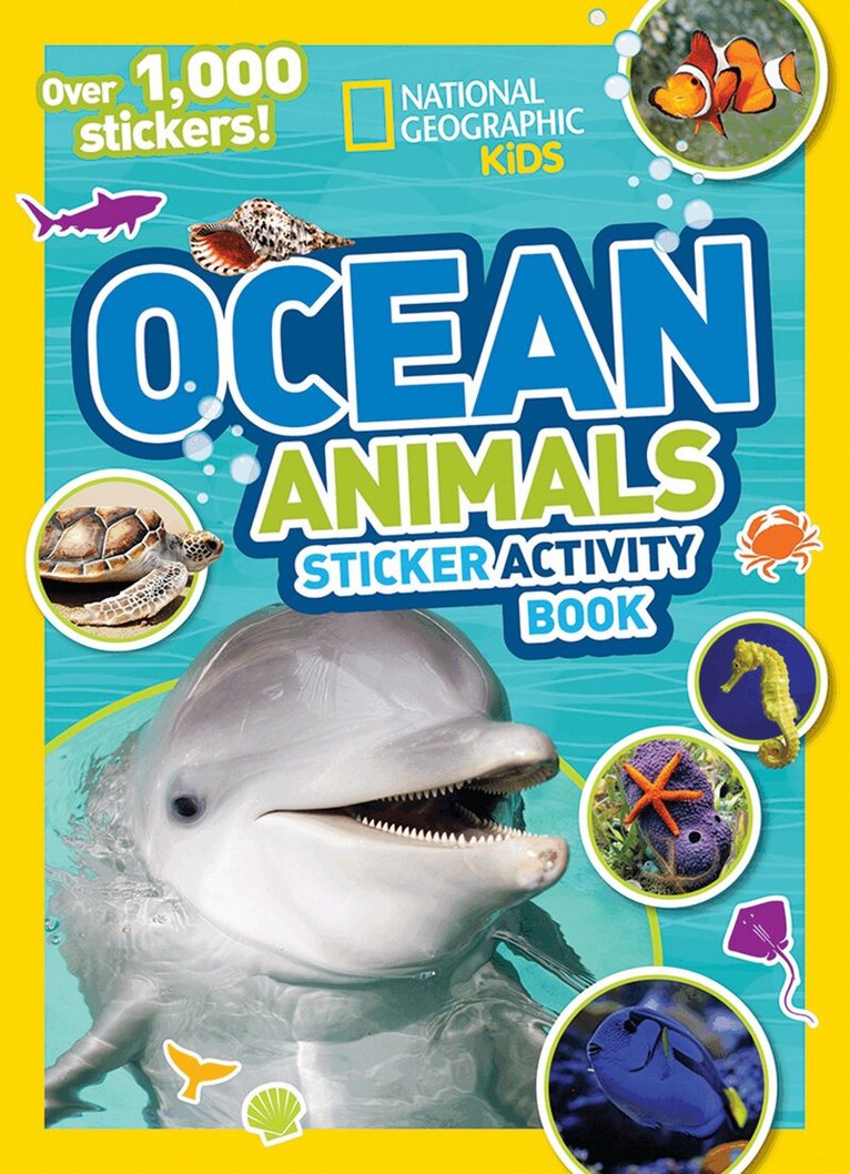 National Geographic Kids - Ocean Animals Sticker Activity Book, Häftad