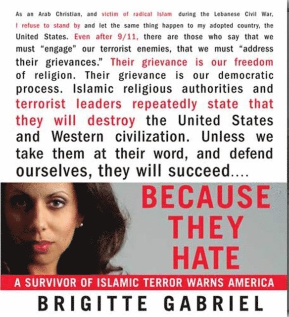 Brigitte Gabriel - Because They Hate, Ljudbok