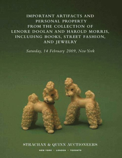 Leanne Shapton - Important Artifacts and Personal Property from the Collection of Lenore Doolan and Harold Morris, Including Books, Street Fashion, and Jewelry, E-bok