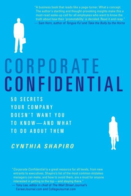 Cynthia Shapiro - Corporate Confidential, E-bok. Tillgänglighet: Lägg i varukorg