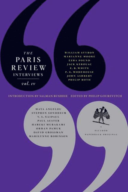 The Paris Review - Paris Review Interviews, IV, E-bok