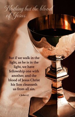 Broadman Church Supplies Staff - Communion Bulletin: Nothing But the Blood (Package of 100), Övrigt