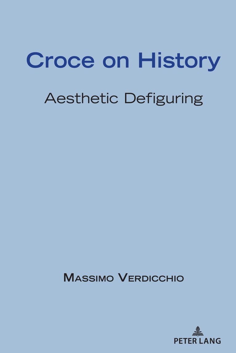Massimo Verdicchio - Croce on History, Inbunden