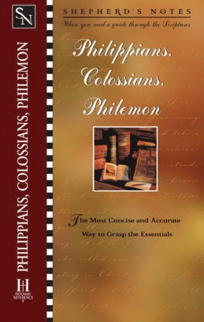 Dana Gould - Shepherd's Notes: Philippians, Colossians & Philemon, E-bok