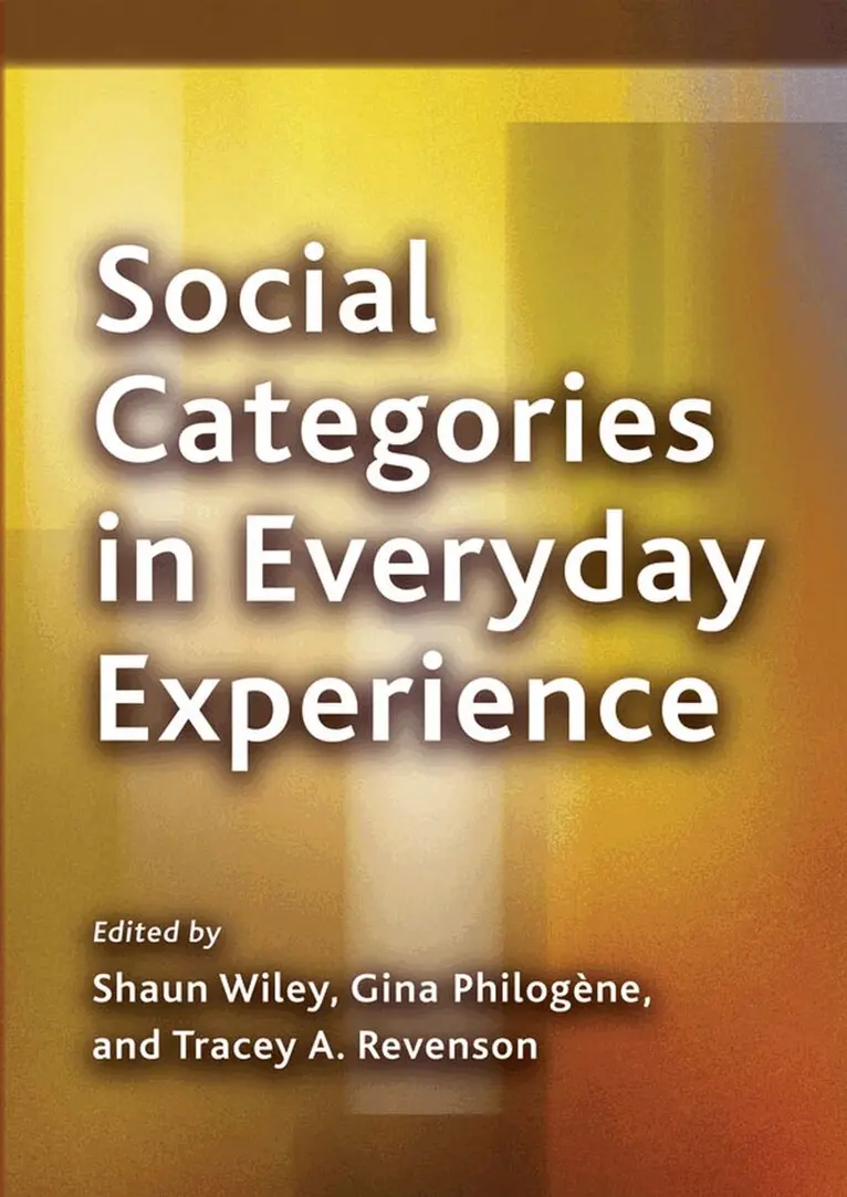 Shaun Wiley - Social Categories in Everyday Experience, Inbunden. Tillgänglighet: Tillfälligt slut